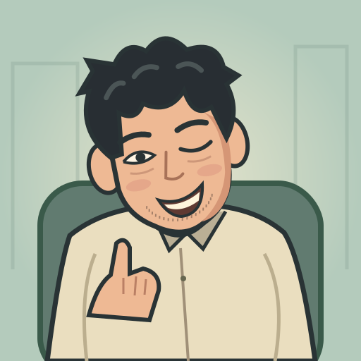 ニヤニヤしながら煽る男性